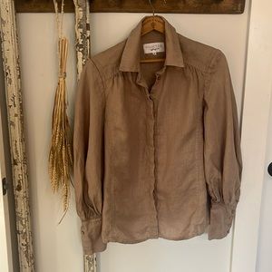 Pavietra Linen Victorian style blouse